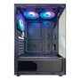 Gabinete Gamer Hayom Gb1792 Preto Com 03 Fans Inclusos