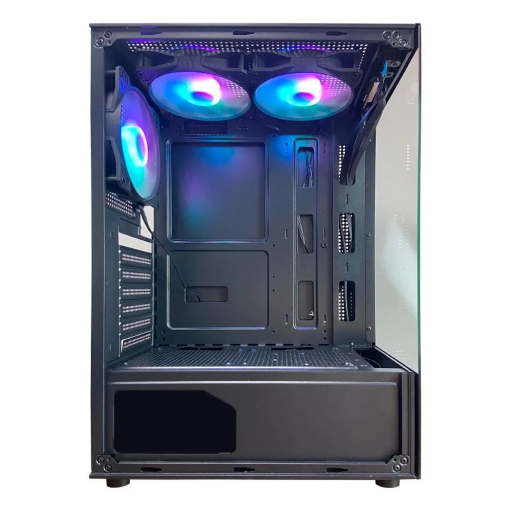 Gabinete Gamer Hayom Gb1792 Preto Com 03 Fans Inclusos Gabinete Gamer Hayom Gb1792 Preto Com 03 Fans Inclusos