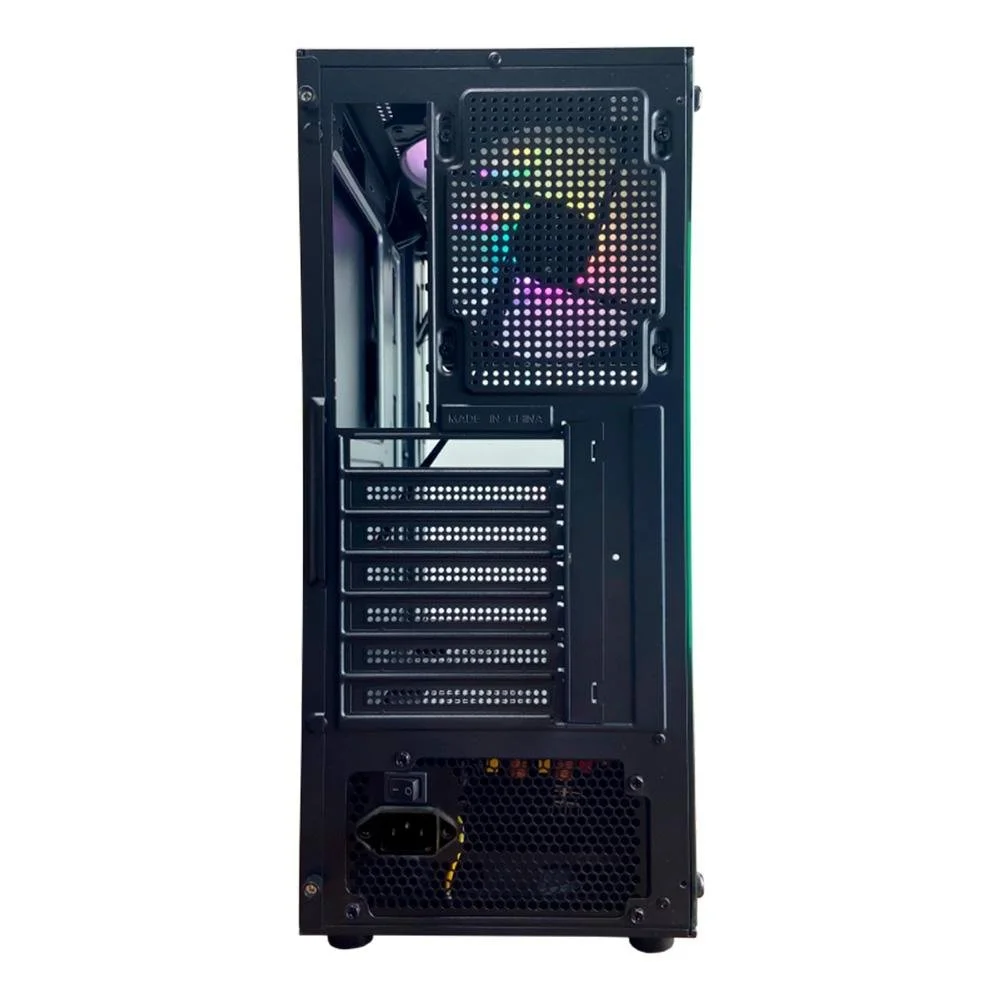 Gabinete Gamer Hayom Gb1792 Preto Com 03 Fans Inclusos Gabinete Gamer Hayom Gb1792 Preto Com 03 Fans Inclusos