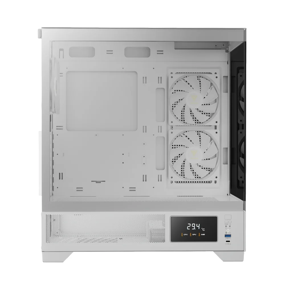 Gabinete Gamer Gamdias Atlas M1 Branco Com Fan Gabinete Gamer Gamdias Atlas M1 Branco Com Fan