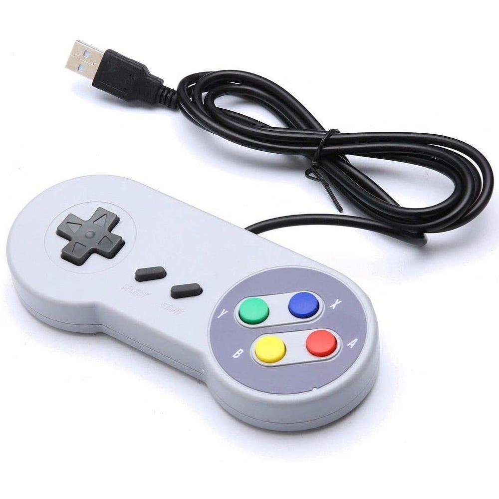 2 Controles Usb Para Super , Joypad Para Jogos Retrô 2 Controles Usb Para Super , Joypad Para Jogos Retrô