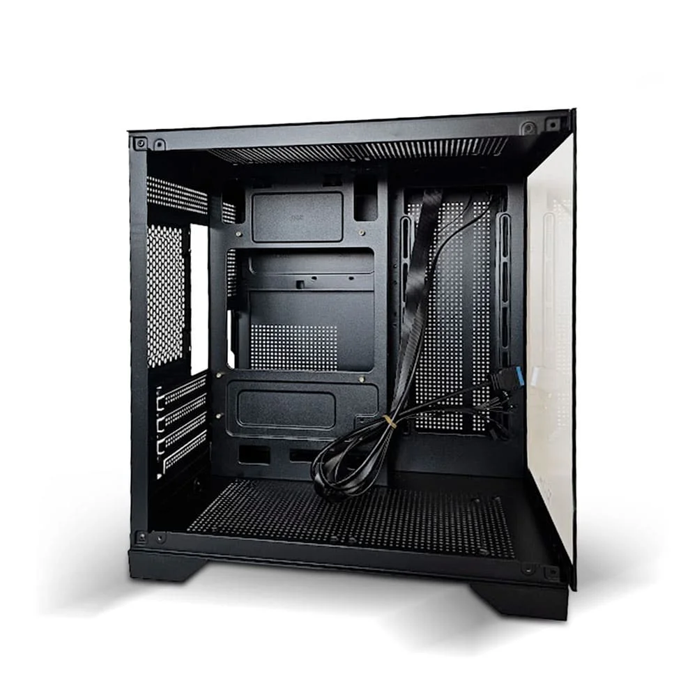 Gabinete Gamer Duex Aquário, Mid-Tower, Lateral e Frontal De Vidro, Preto - Dxj270-2 Gabinete Gamer Duex Aquário, Mid-Tower, Lateral e Frontal De Vidro, Preto - Dxj270-2
