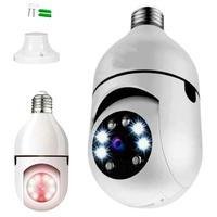 Câmera De Segurança Lampada Oculta 1080p Robô Panorâmica 360º Áudio  Android Ios Micro Sd E27 Onvif