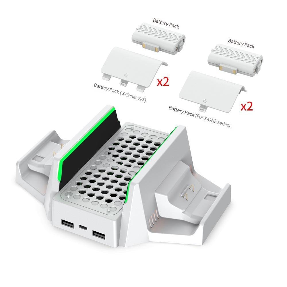 Suporte De Resfriamento Para XBOX Series S Carregamento Controle E Bateria 800mah Suporte De Resfriamento Para XBOX Series S Carregamento Controle E Bateria 800mah
