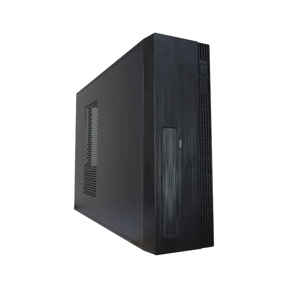 Gabinete Slim Preto Para Computador Com Fonte De 200w Micro Atx Compacto Gabinete Slim Preto Para Computador Com Fonte De 200w Micro Atx Compacto