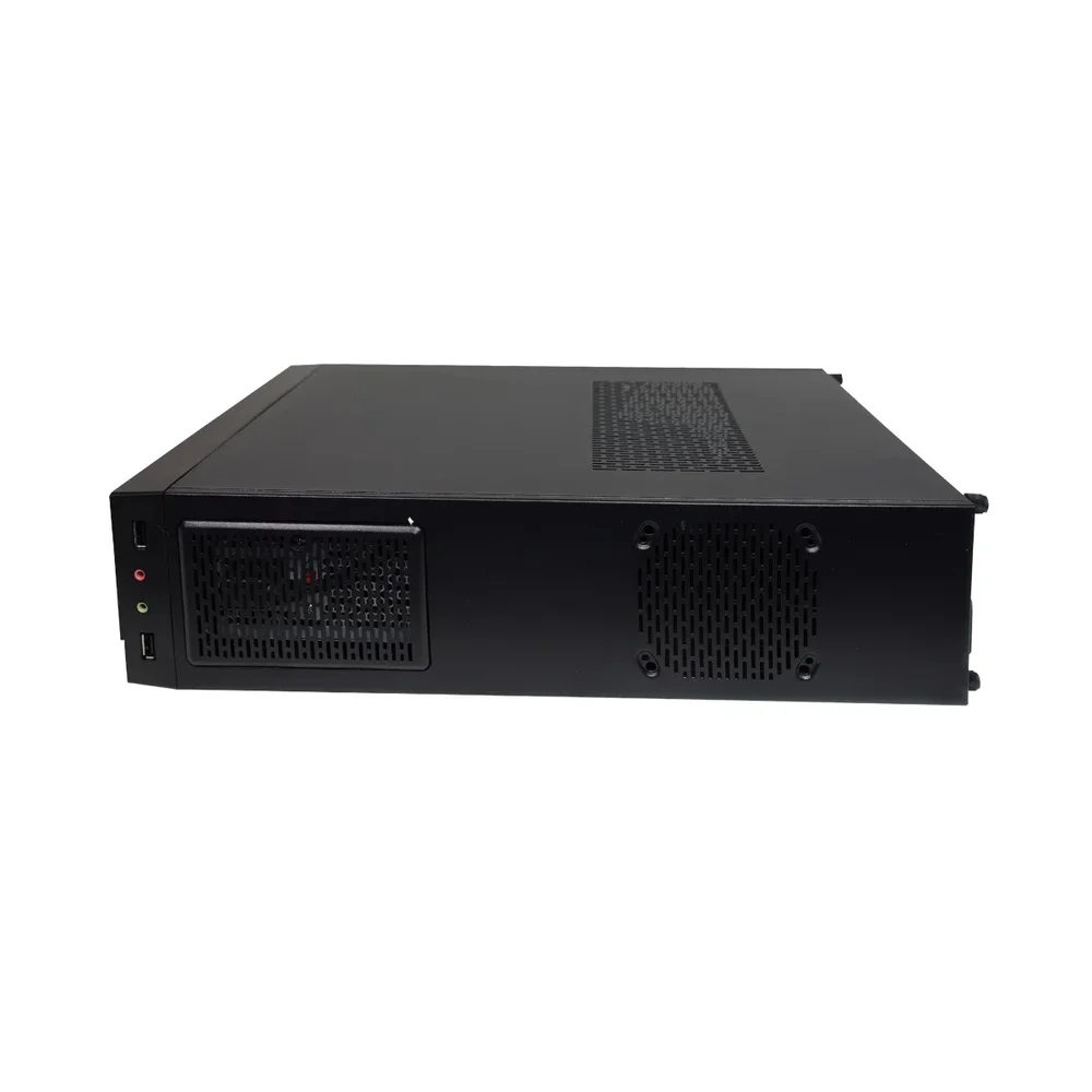 Gabinete Slim Preto Para Computador Com Fonte De 200w Micro Atx Compacto Gabinete Slim Preto Para Computador Com Fonte De 200w Micro Atx Compacto