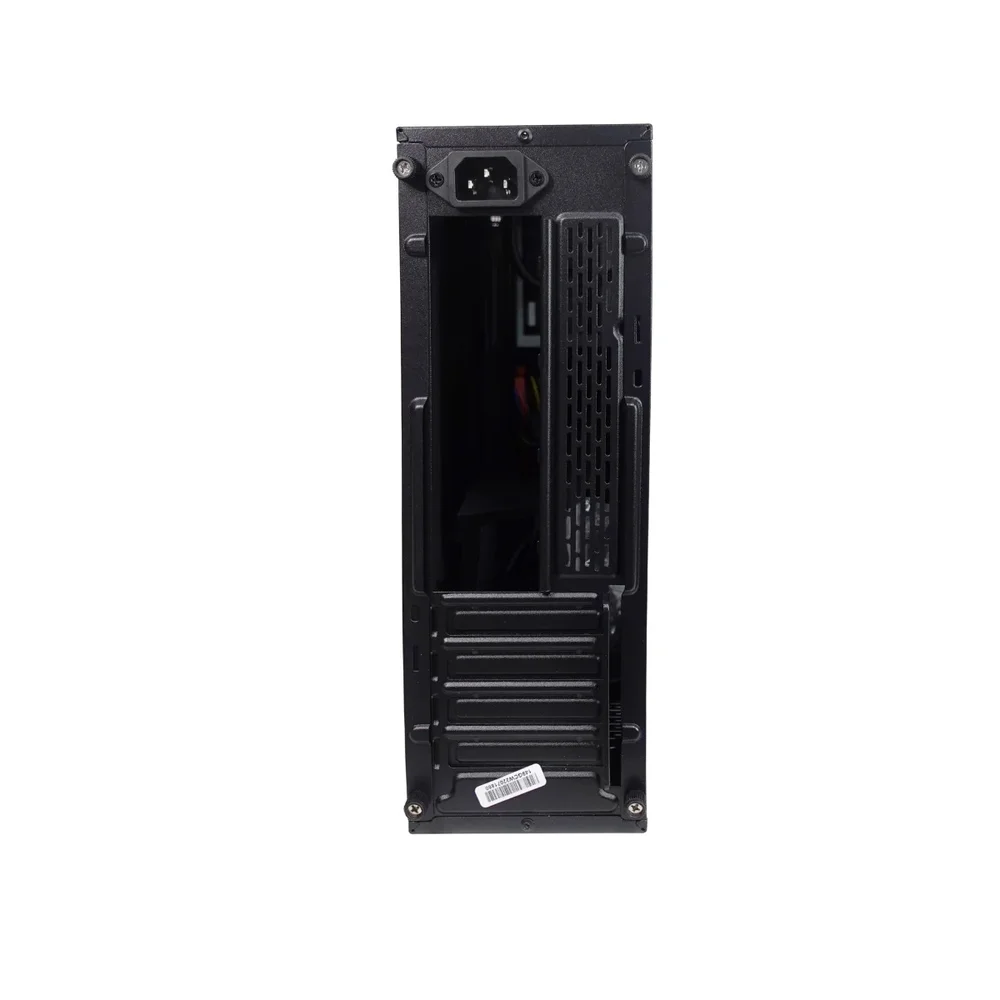 Gabinete Slim Preto Para Computador Com Fonte De 200w Micro Atx Compacto Gabinete Slim Preto Para Computador Com Fonte De 200w Micro Atx Compacto