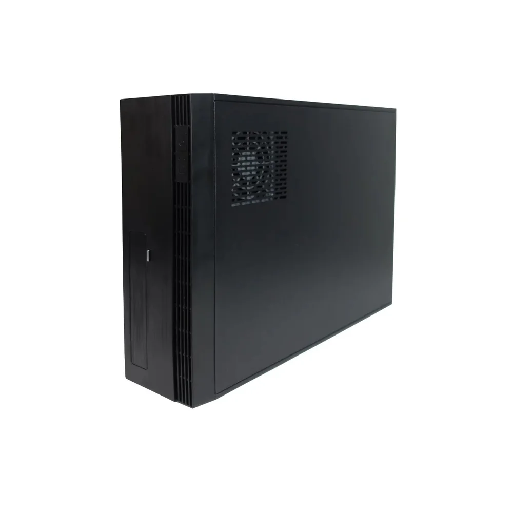 Gabinete Slim Preto Para Computador Com Fonte De 200w Micro Atx Compacto Gabinete Slim Preto Para Computador Com Fonte De 200w Micro Atx Compacto