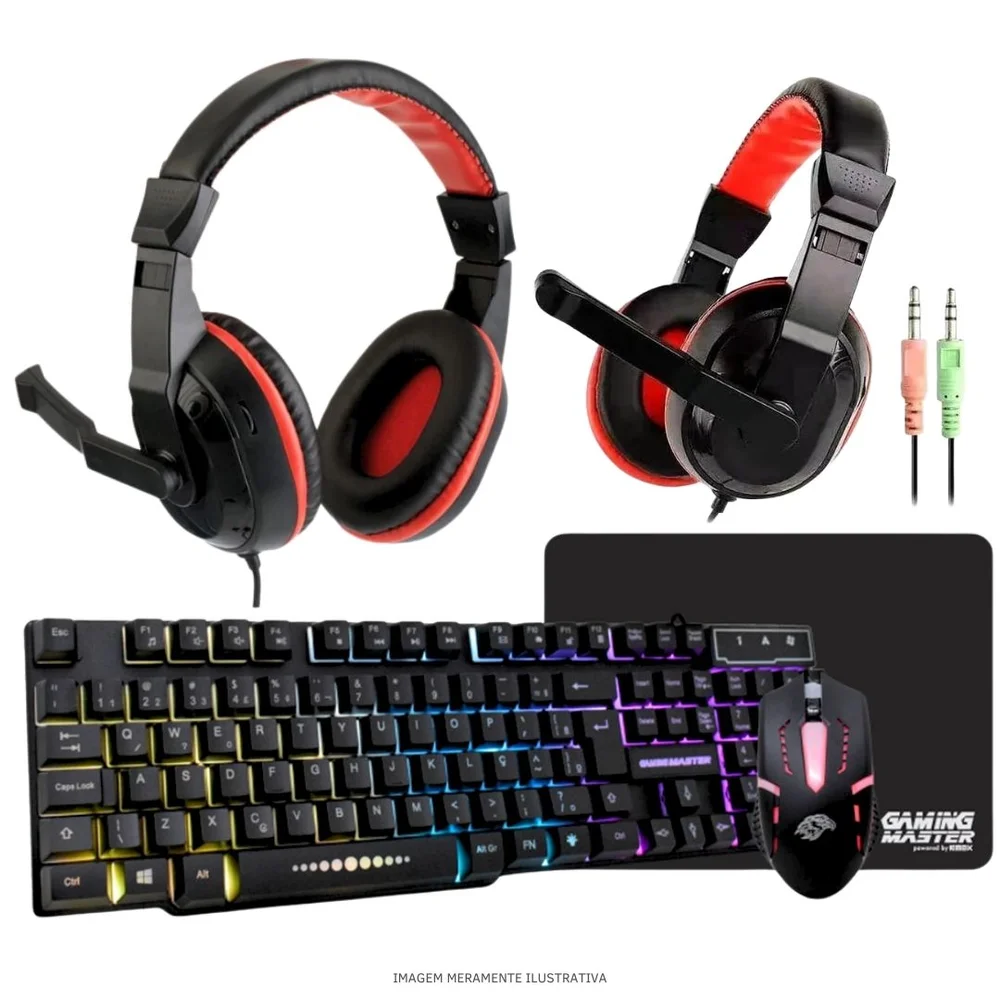 "Computador Gamer Completo Balão.info Intel Core I5 SSD 240GB 8GB Teclado Mouse Mouse Pad E Headset Gamer Monitor 20"" WINDOWS 10 Pro Trial" - view 4