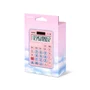 Calculadora De Mesa 12 Dígitos Rosa E Azul - Mx-12b-pklb