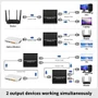 Divisor Ethernet, Divisor Ethernet Gigabit Rj45 1 A 2, Conector De Extensão De Rede De 1000 Mbps