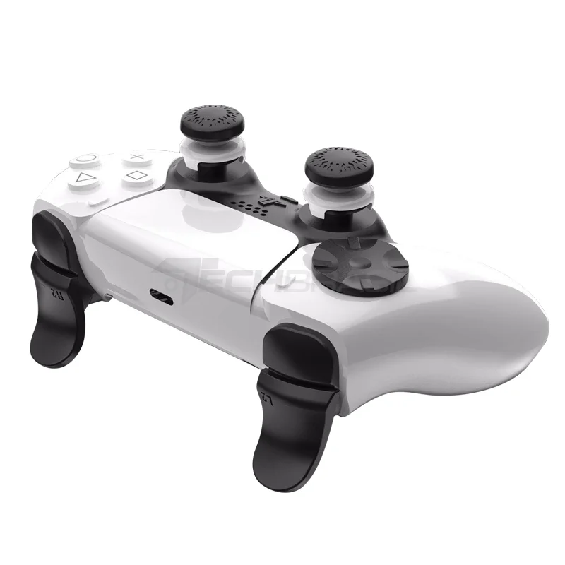 Protetor Botão Extensor Gatilho L2 R2 Controle Playstation 5 Preto Protetor Botão Extensor Gatilho L2 R2 Controle Playstation 5 Preto