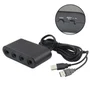 Adaptador De Controle Gamecube Para Nintendo Wii U, Switch E Computador - 4 Portas