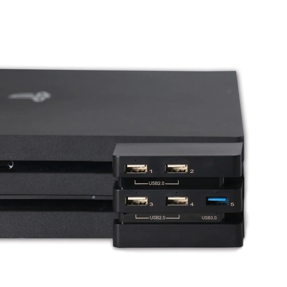Hub Usb 5 Portas Playstation 4 Pro Carregador Adaptador Dobe Hub Usb 5 Portas Playstation 4 Pro Carregador Adaptador Dobe