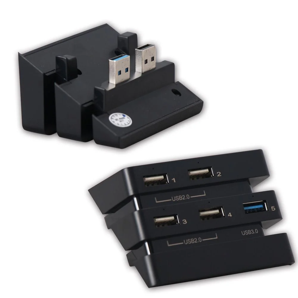 Hub Usb 5 Portas Playstation 4 Pro Carregador Adaptador Dobe Hub Usb 5 Portas Playstation 4 Pro Carregador Adaptador Dobe