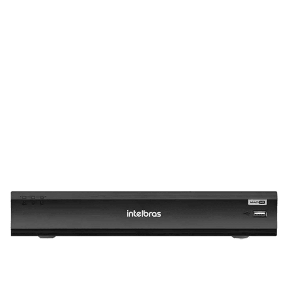 Kit 16 Câmeras Intelbras 1220 D Mic 1080p Com Microfone Dvr Intelbras Imhdx 3132 Inteligência Artificial Hd 2TB