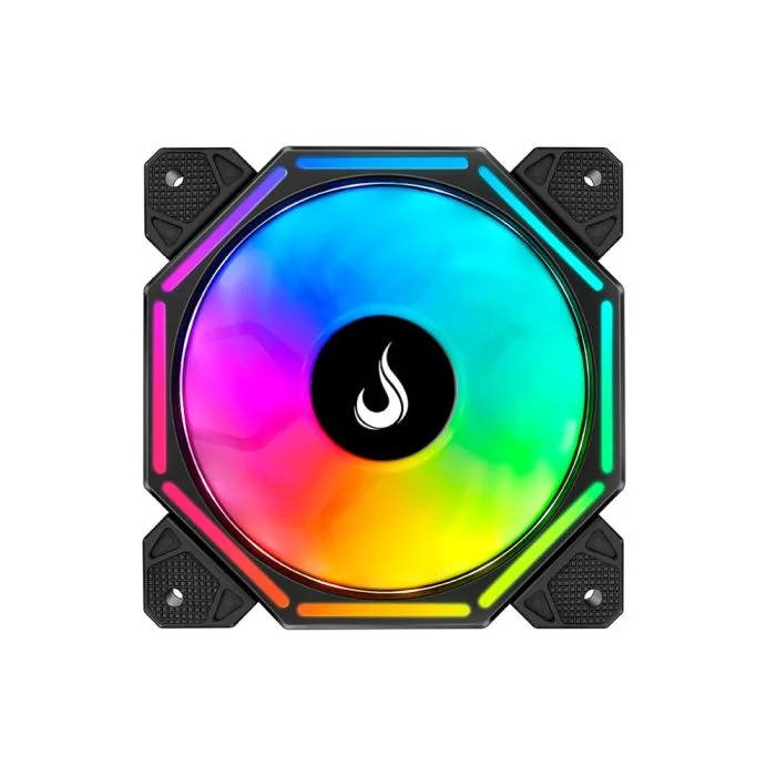 Cooler Para Gabinete Rise Mode Hex Turbine 120mm ARBG 2000RPM - RM-H-ARGB-TOR-B Cooler Para Gabinete Rise Mode Hex Turbine 120mm ARBG 2000RPM - RM-H-ARGB-TOR-B