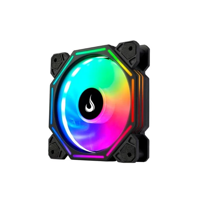 Cooler Para Gabinete Rise Mode Hex Turbine 120mm ARBG 2000RPM - RM-H-ARGB-TOR-B Cooler Para Gabinete Rise Mode Hex Turbine 120mm ARBG 2000RPM - RM-H-ARGB-TOR-B