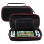 Kit Acessórios Nintendo Switch 17 Em 1 - Case Capa Película Grips Fone Cabo Dock Preto