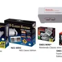 Controle Sem Fio Turbo Classic Mini Nintendo Nes Snes Wii Preto