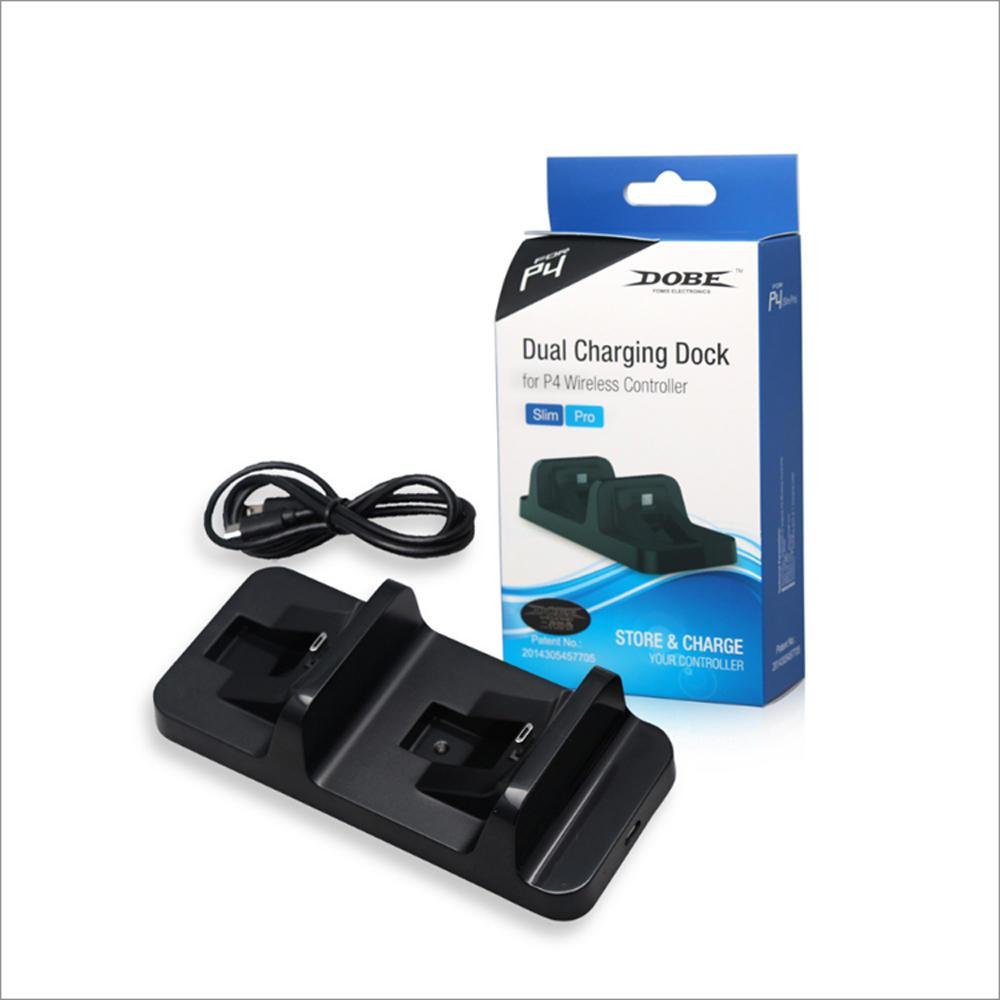 Base Dock Duplo Suporte Carregador Compativel Com Controle Playstation Ps4 Slim Pro Base Dock Duplo Suporte Carregador Compativel Com Controle Playstation Ps4 Slim Pro
