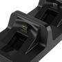 Base Dock Duplo Suporte Carregador Compativel Com Controle Playstation Ps4 Slim Pro