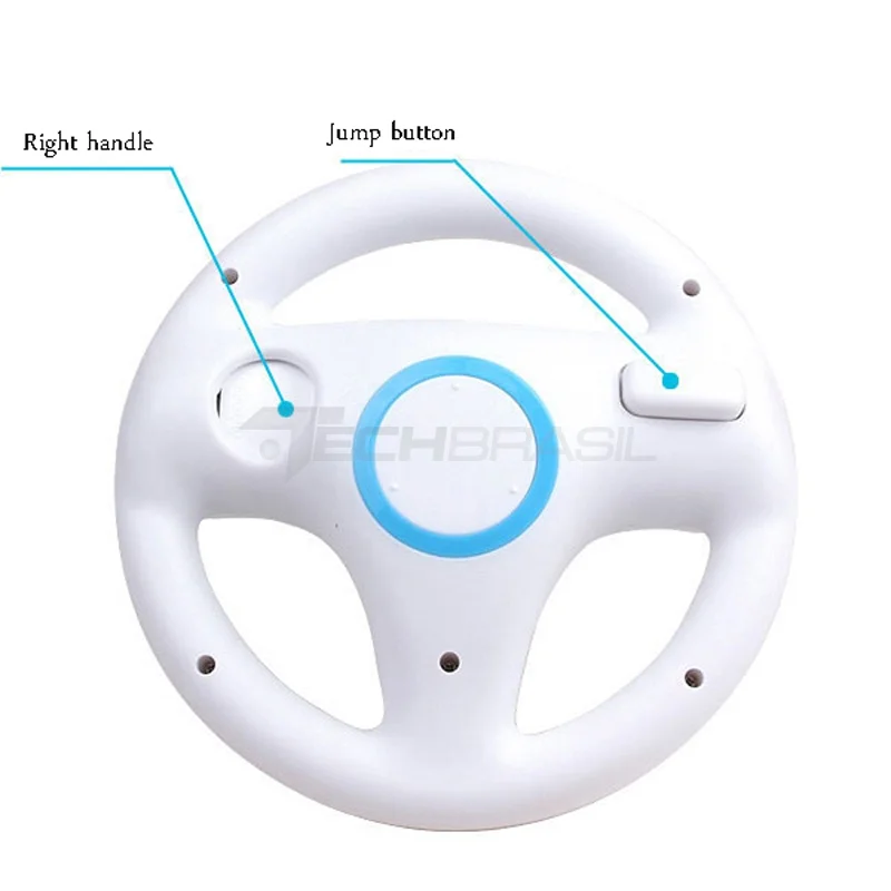 Volante Para Nintendo Wii E Wii U Branco Volante Para Nintendo Wii E Wii U Branco