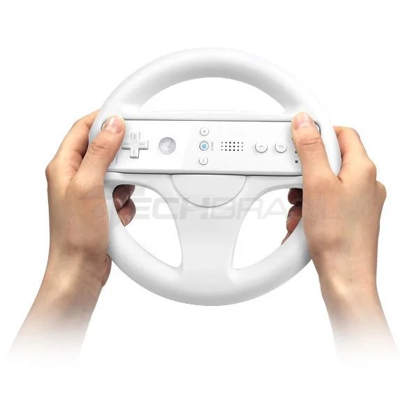 Volante Para Nintendo Wii E Wii U Branco Volante Para Nintendo Wii E Wii U Branco