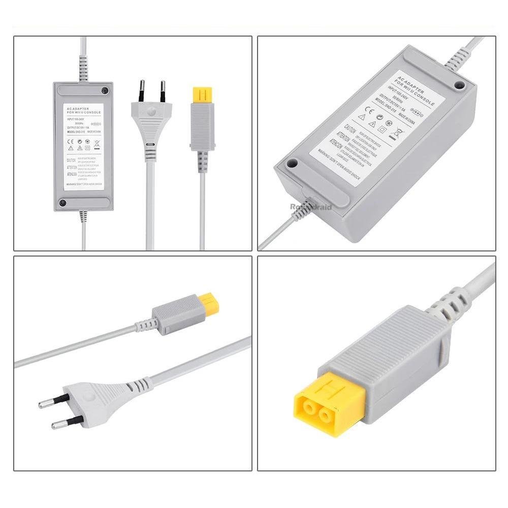 Fonte De Energia Cabo Alimentação Carregador Ac Adapter Bivolt Compativel Com Nintendo Wii U Fonte De Energia Cabo Alimentação Carregador Ac Adapter Bivolt Compativel Com Nintendo Wii U