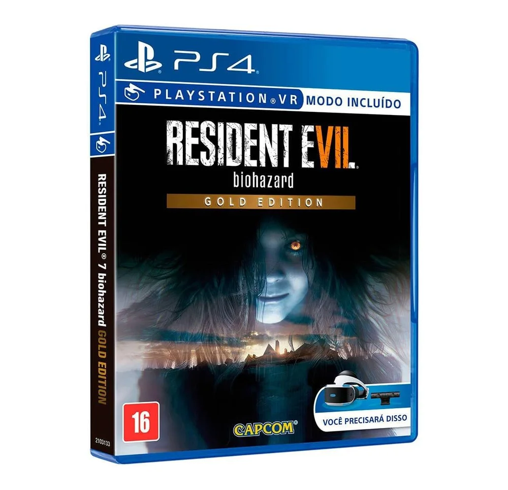 Resident Evil 7 Biohazard Gold Edition PS4 BR Mídia Física Resident Evil 7 Biohazard Gold Edition PS4 BR Mídia Física