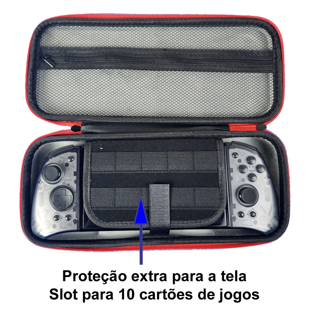 Case Compatível Com Nintendo Switch Com Controle Joypad Linyuvo Encaixado Case Compatível Com Nintendo Switch Com Controle Joypad Linyuvo Encaixado
