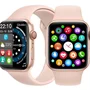 Relógio Inteligente Smart Watch Digital Recebe E Faz Ligaçoes Troca Multiira Nfc Indução W28 Pro Cor Rosa