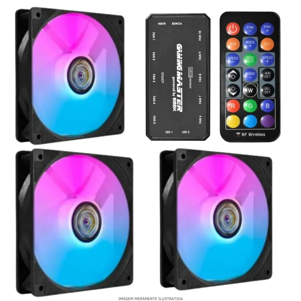 "Computador PC Gamer Completo Balão.info Intel Core I7 SSD 480GB 16gb Gabinete Aquário Teclado Mouse Mouse Pad E Headset Gamer Monitor 19"" WINDOWS 10 Pro Trial" - view 4