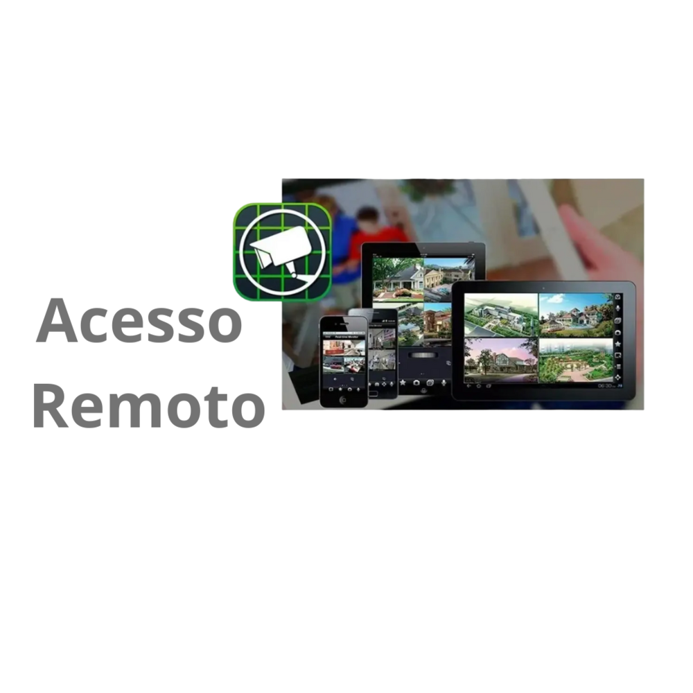 Kit 8 Câmeras Intelbras  Bullet 3220b Full Color Com Áudio Dvr Intelbras 1216-c Mhdx Com Acesso Remoto Hd 3TB