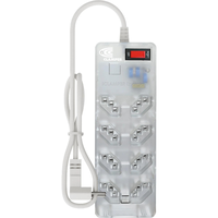 Filtro De Energia Dps Iclamper Energia 8 Tomadas, 127/220 Volts, Lcf, 1,3m, Transparente, Bivolt