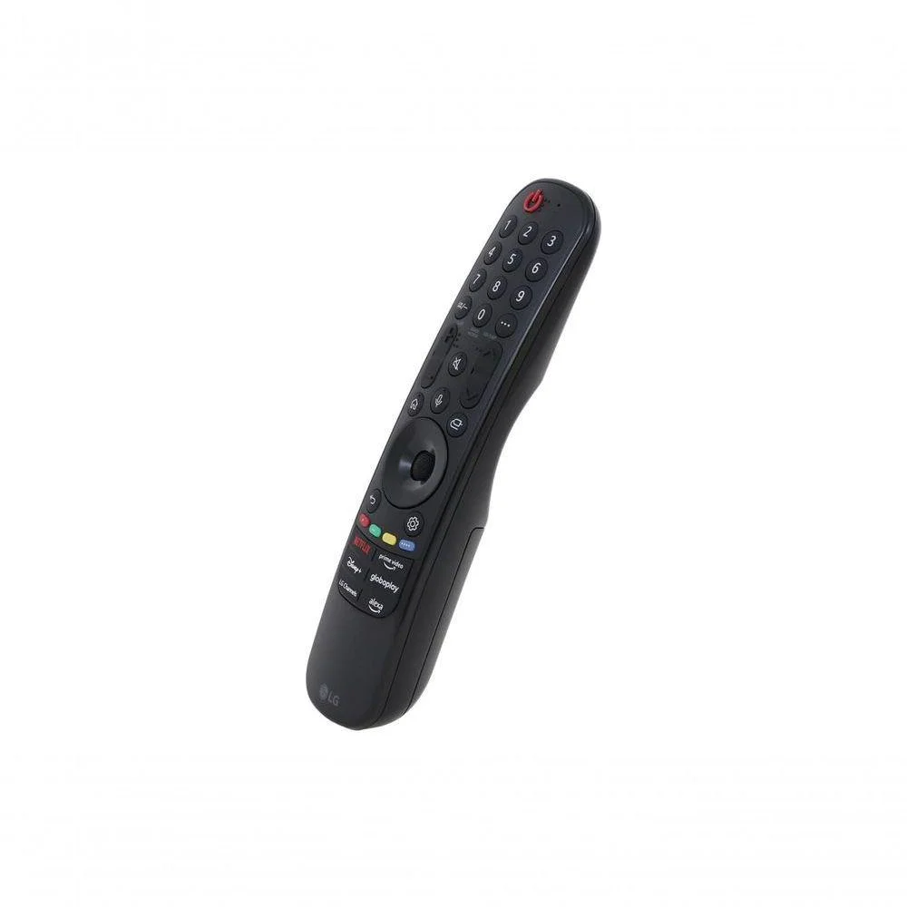 Controle Smart Magic LG MR24GA, para TV LG, com comando de voz e acesso ao ThinQ AI e Amazon Alexa