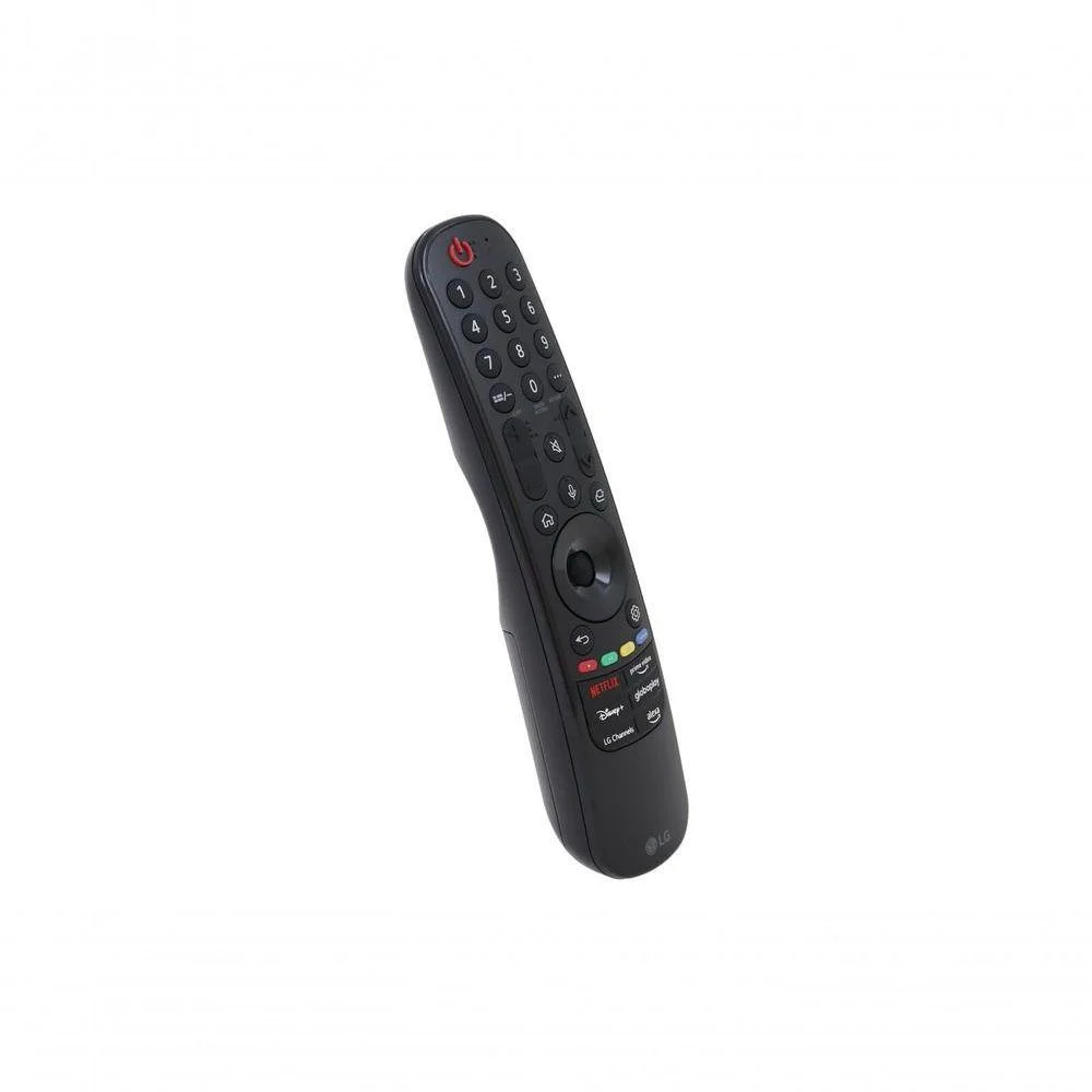 Controle Smart Magic LG MR24GA, para TV LG, com comando de voz e acesso ao ThinQ AI e Amazon Alexa