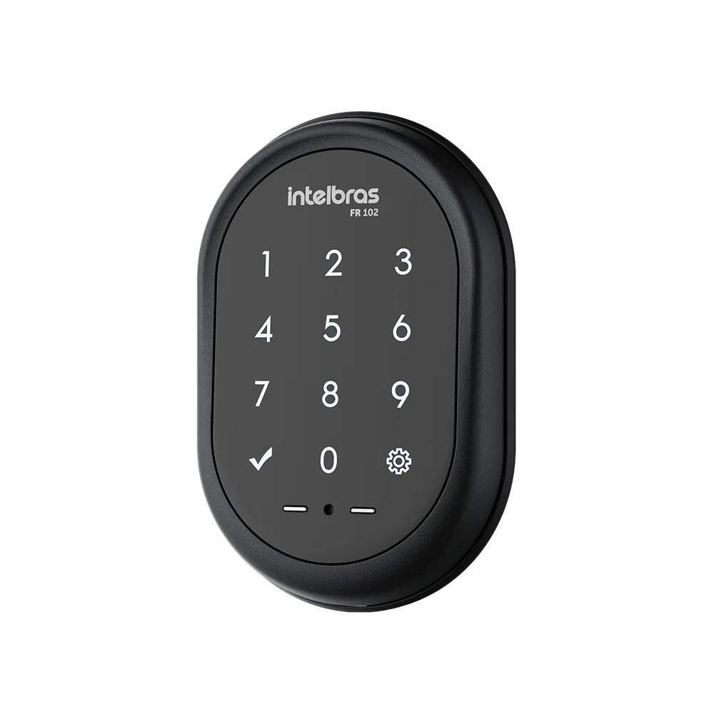Fechadura Digital De Sobrepor Fr 102 Preto Intelbras