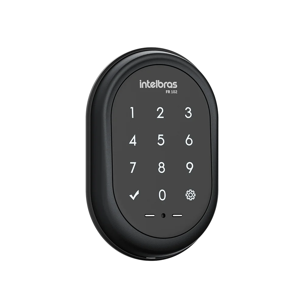 Fechadura Digital De Sobrepor Fr 102 Preto Intelbras