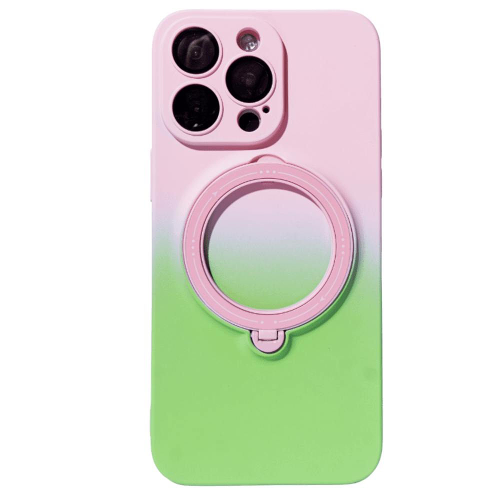 Capa Telefone Gradiente Suporte Magsafe iPhone 15 Pro