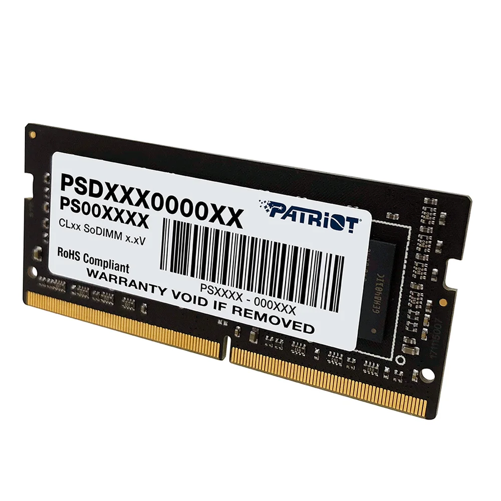 Memória Para Notebook Patriot Signature Line 8GB, Ddr4, 2666mhz, Cl19, 1.2v - Psd48g26662s