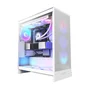Gabinete Gamer Nzxt H7 Flow RGB Lateral Vidro Temperado E-atx/atx/micro-atx/mini-itx Branco - Cm-