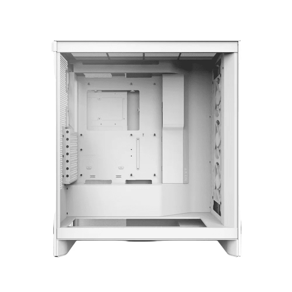 Gabinete Gamer Nzxt H7 Flow RGB Lateral Vidro Temperado E-atx/atx/micro-atx/mini-itx Branco - Cm-