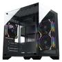 Gabinete Gamer Aquario Clarity Preto Lateral Vidro Fortrek