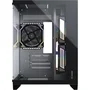 Gabinete Gamer Aquario Clarity Preto Lateral Vidro Fortrek
