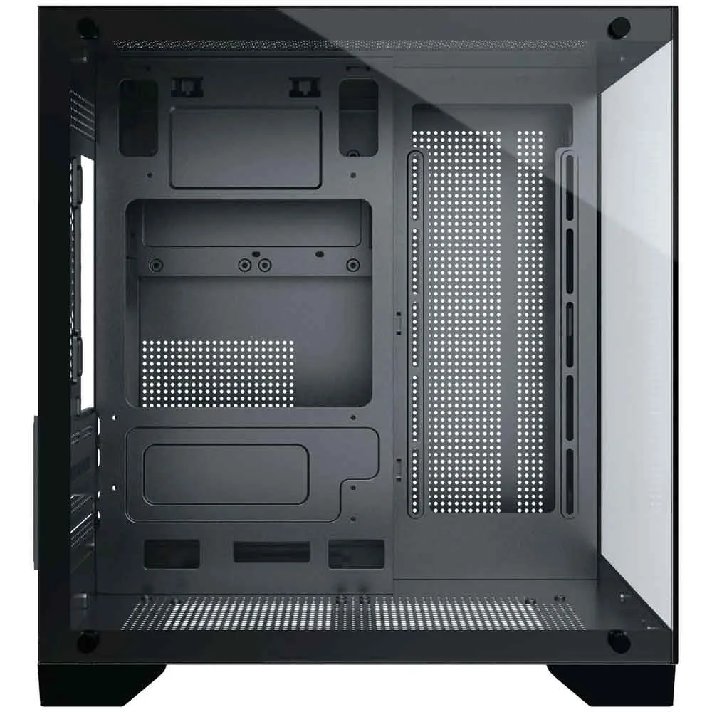 Gabinete Gamer Aquario Clarity Preto Lateral Vidro Fortrek Gabinete Gamer Aquario Clarity Preto Lateral Vidro Fortrek