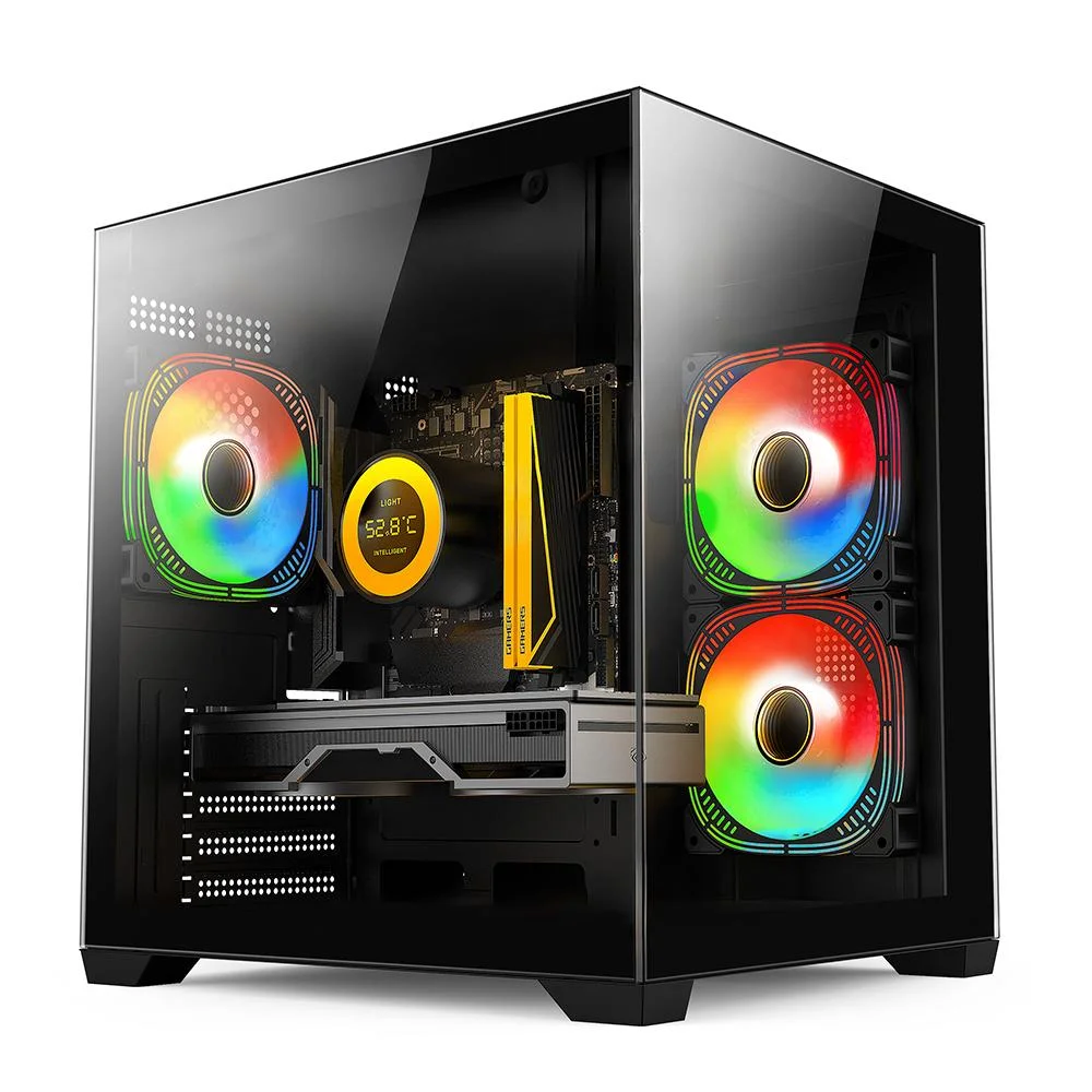 PC Gamer Skill Aquarium AMD Ryzen 7-5700g, 16GB 3200MHz, Radeon Vega 8, SSD 1TB M.2, Fonte 500W, Linux, Preto - Ska006 PC Gamer Skill Aquarium AMD Ryzen 7-5700g, 16GB 3200MHz, Radeon Vega 8, SSD 1TB M.2, Fonte 500W, Linux, Preto - Ska006