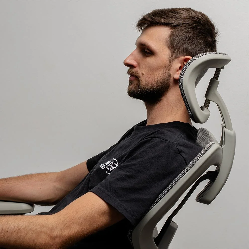 Cadeira De Escritório Ergônomica Elements Siggy, Até 140Kg, Preto