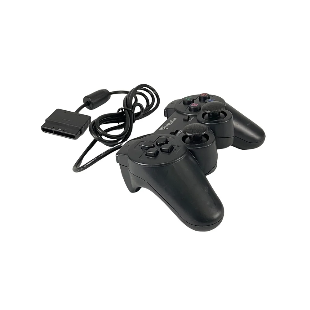 Controle Com Fio Ps2 Analógico Vision - Yt2018. Controle Com Fio Ps2 Analógico Vision - Yt2018.
