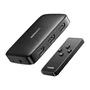Switch HDMI Ugreen 3 Em 1 4k/30hz Controle Remoto Preto.